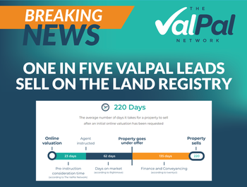 One in five ValPal leads sell on the Land Registry