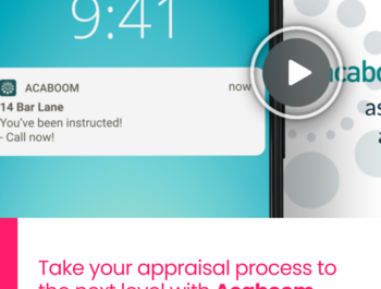 Take your appraisal process to the next level with Acaboom