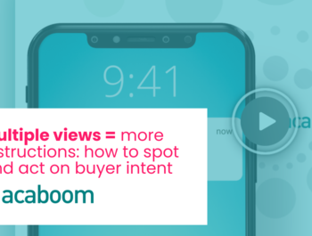 Multiple views = more instructions: how to spot and act on buyer intent