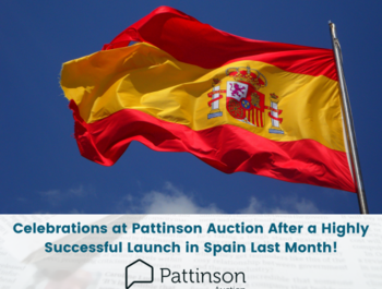 Celebrations at Pattinson Auction After a Highly Successful Launch in Spain Last Month! 