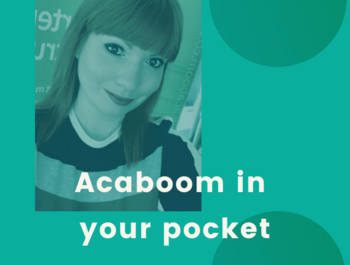 Supplier spotlight - Acaboom in your pocket