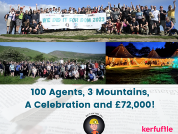 100 Agents, 3 Mountains, A Celebration and £72,000!